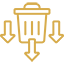 waste reduction icon